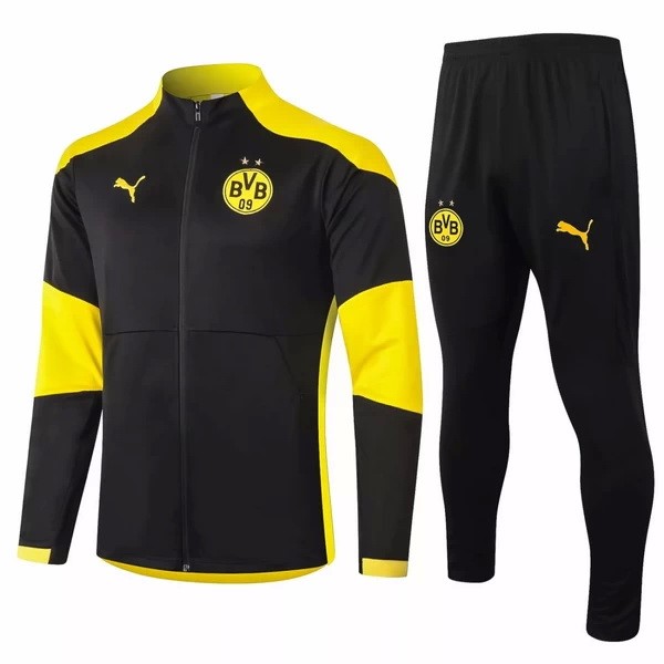 Trainingsanzug Borussia Dortmund 2020-21 Schwarz Fussballtrikots Günstig